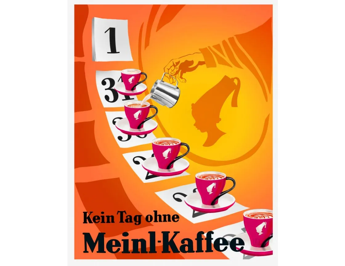 Postkarten>Julius Meinl Kein Tag ohne Meinl-Kaffee Postkarte