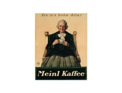 Poster>Julius Meinl Meinl Kaffee bis ins hohe Alter Poster