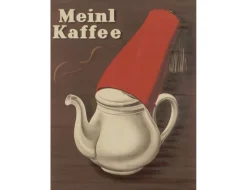 Postkarten>Julius Meinl Meinl Kaffee mit Fez Postkarte